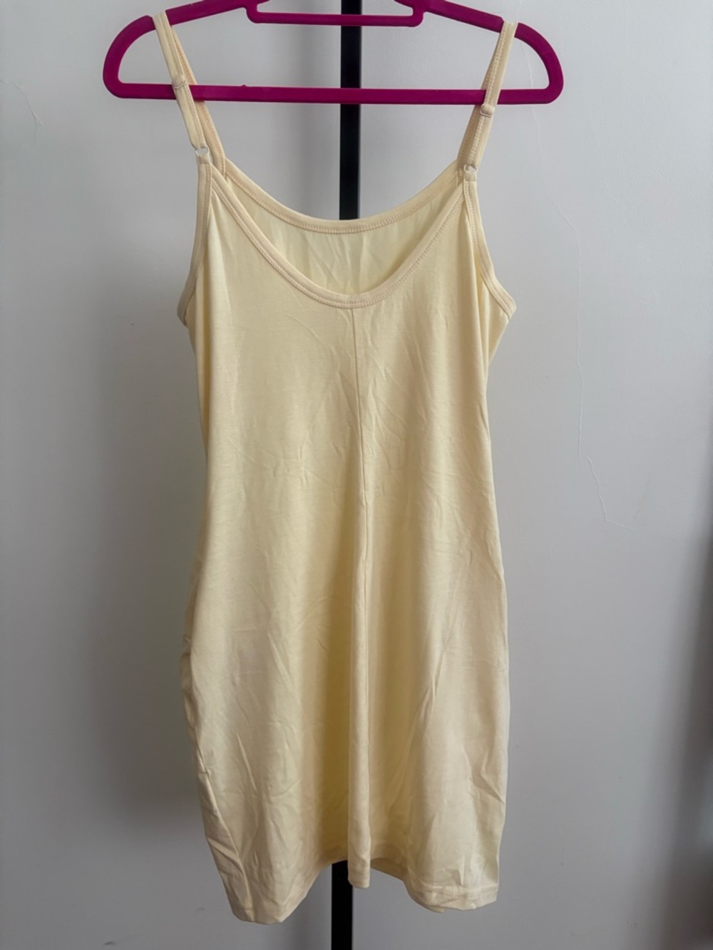 Light Cream Slip dress with Adjustable Straps